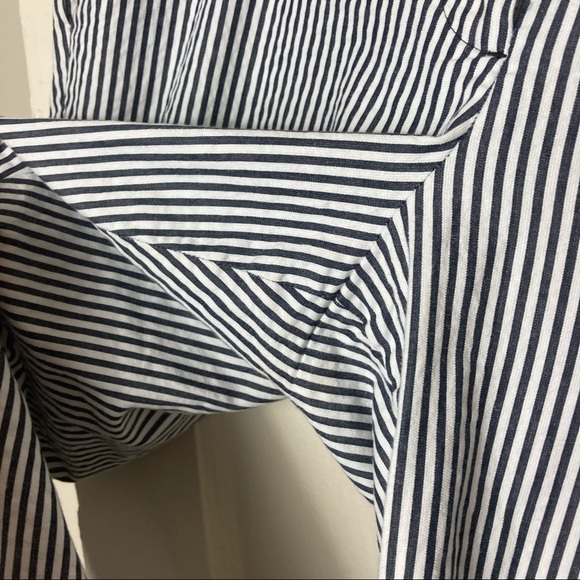 J. Crew campbell seersucker striped crop pants women's 12 - Picture 8 of 9